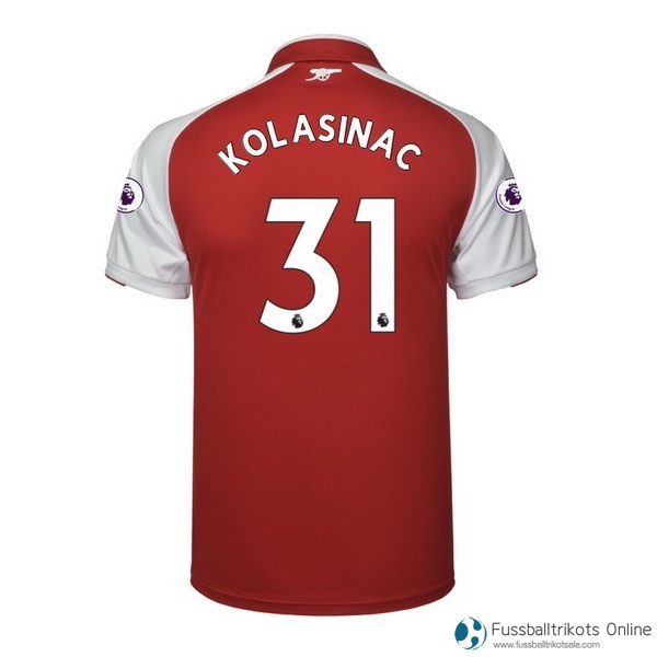 Arsenal Trikot Heim Kolasinac 2017-18 Fussballtrikots Günstig